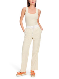 Marc Cain Sleeveless Top in Cotton Rib YS 61.25 J50
