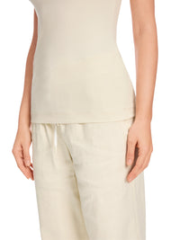 Marc Cain Sleeveless Top in Cotton Rib YS 61.25 J50