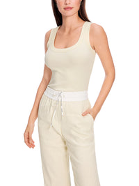 Marc Cain Sleeveless Top in Cotton Rib YS 61.25 J50