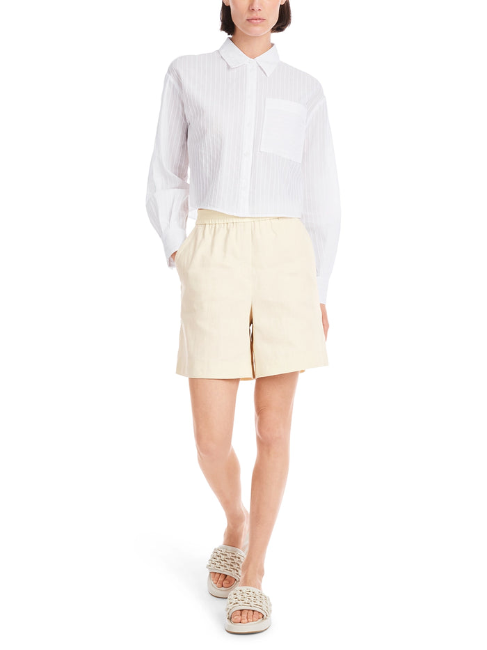 Marc Cain WILLMAR Shorts with Linen YS 83.06 W03
