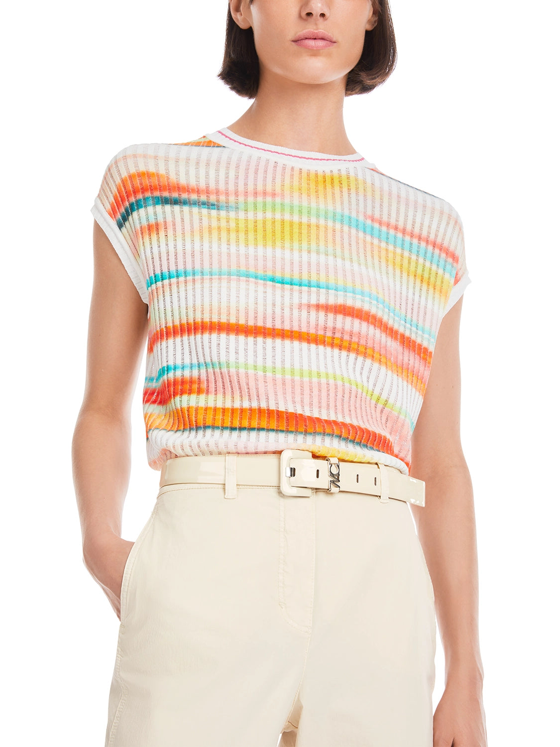 Marc Cain Waist Belt in Shiny Patent Leather YS G1.05 L25