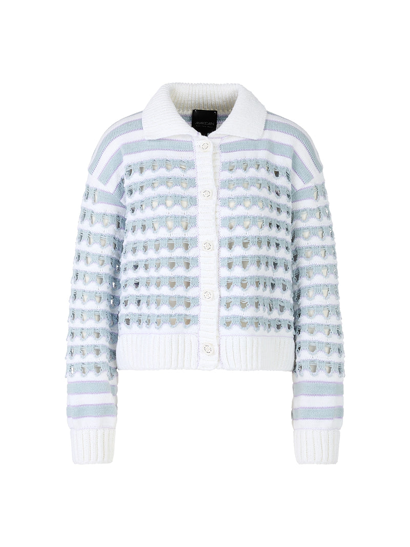 Marc Cain Knitted in Germany Ajour Cardigan YS 39.17 M23
