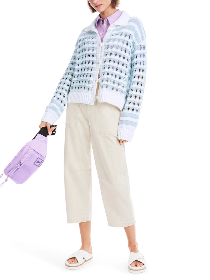 Marc Cain Knitted in Germany Ajour Cardigan YS 39.17 M23