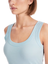 Marc Cain Sleeveless Top in Cotton Rib YS 61.25 J50