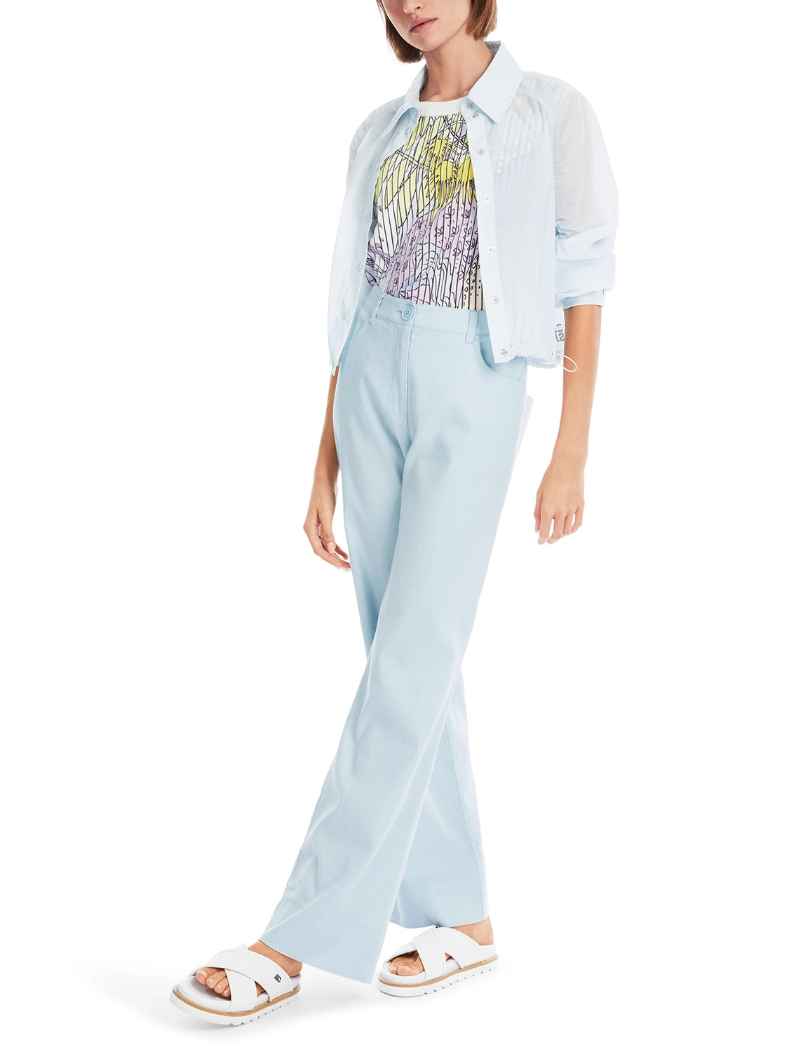 Marc Cain FAID Linen Blend Trousers YS 81.49 W30