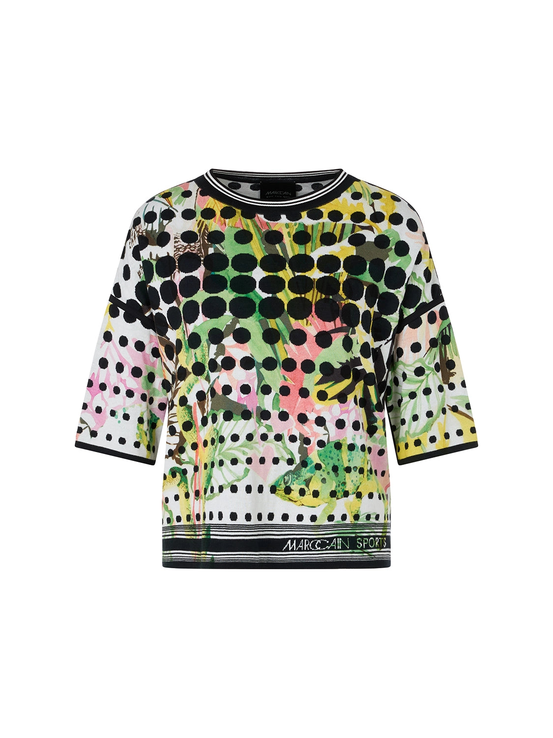 Marc Cain Knitted in Germany short-sleeve sweater YS 41.20 M16 - Pre-Order May Delivery