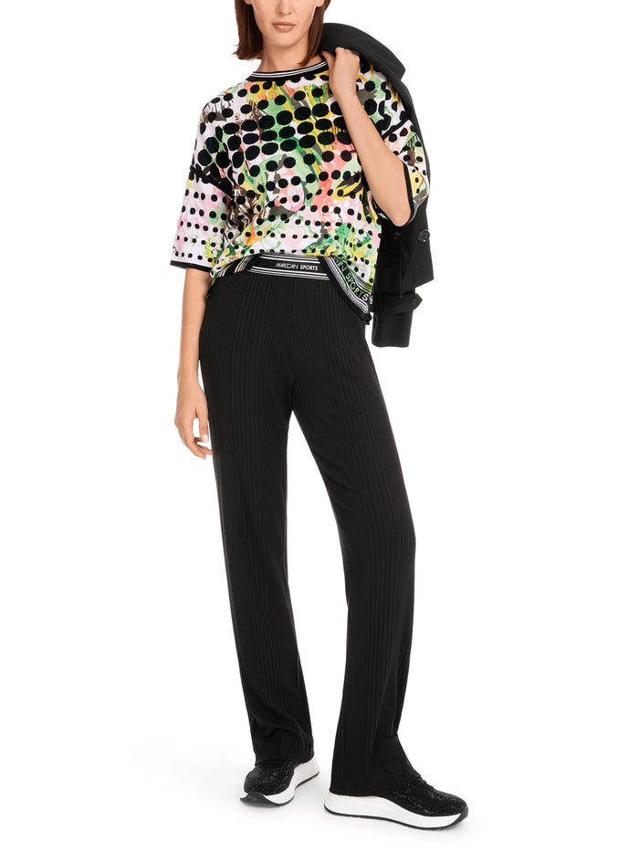 Marc Cain Knitted in Germany short-sleeve sweater YS 41.20 M16 - Pre-Order May Delivery