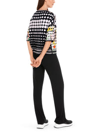 Marc Cain Knitted in Germany short-sleeve sweater YS 41.20 M16