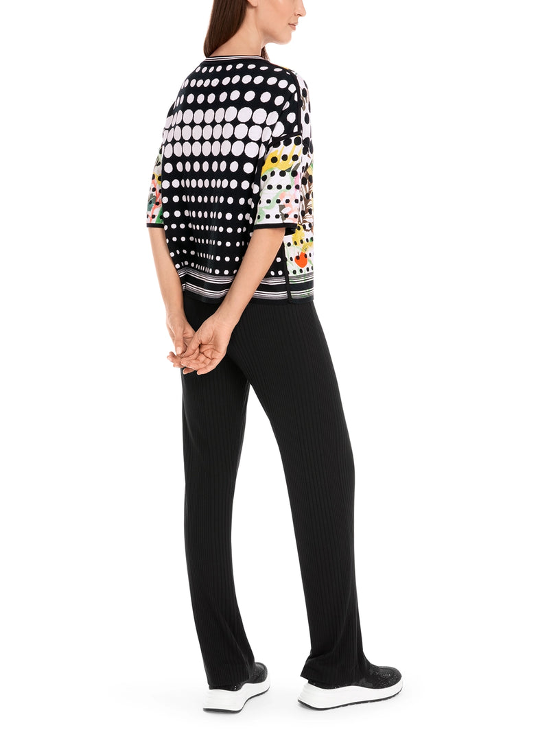Marc Cain Knitted in Germany short-sleeve sweater YS 41.20 M16 - Pre-Order May Delivery