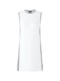 Marc Cain Knitted dress ‘Rethink Together’ in White AS 21.33 M24
