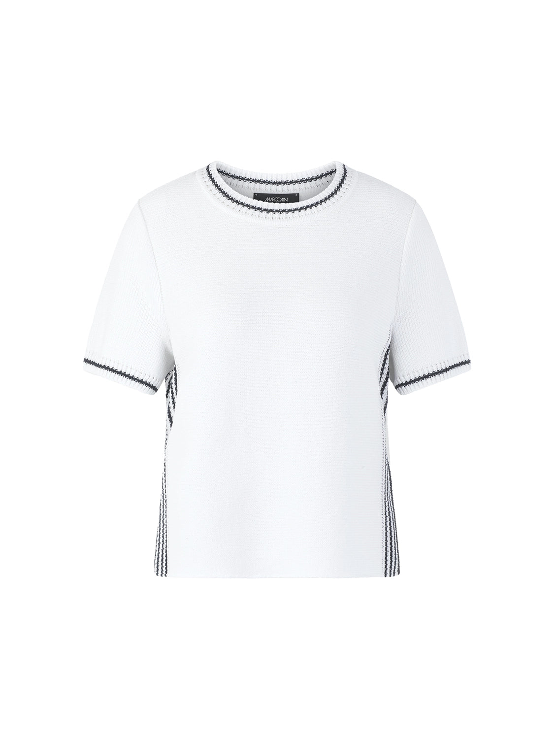 Marc Cain Jumper ‘Rethink Together’ in White AS 41.24 M24
