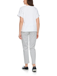 Marc Cain Casual T-shirt in White AS 48.48 J55