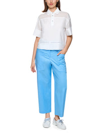 Marc Cain ‘Rethink Together’ blouse in White AS 51.20 W85