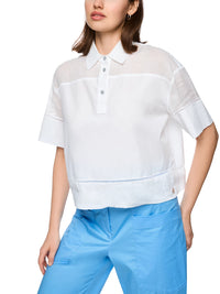 Marc Cain ‘Rethink Together’ blouse in White AS 51.20 W85