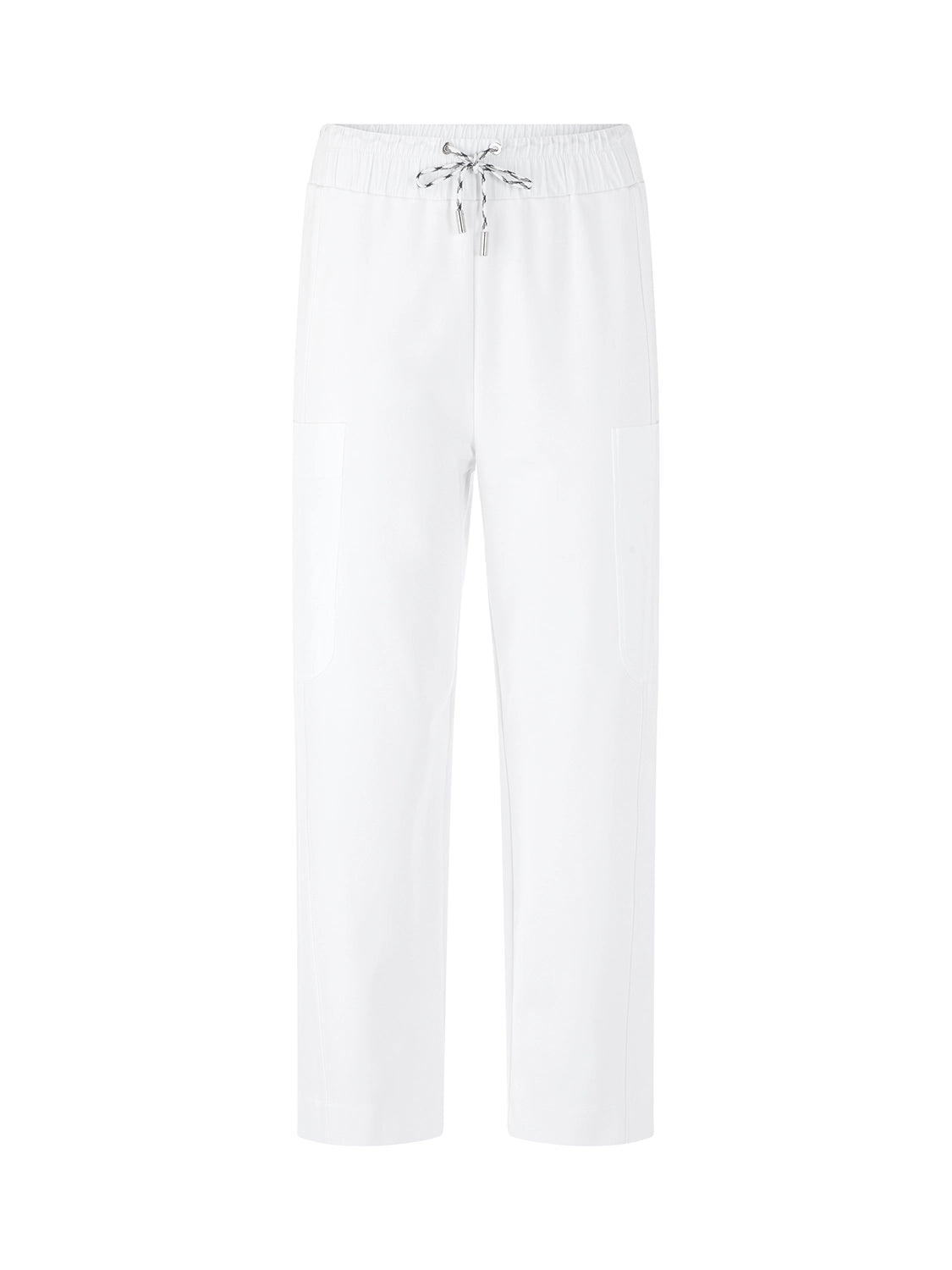 Marc Cain Wide-leg trousers WUXI in White AS 81.65 J66