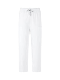 Marc Cain Wide-leg trousers WUXI in White AS 81.65 J66