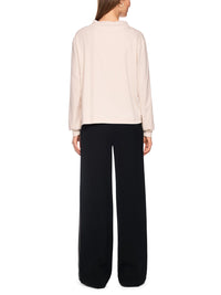 Marc Cain Long-sleeved shirt with materials mix in Magnolia AS 55.05 J67 - Pre Order June Delivery