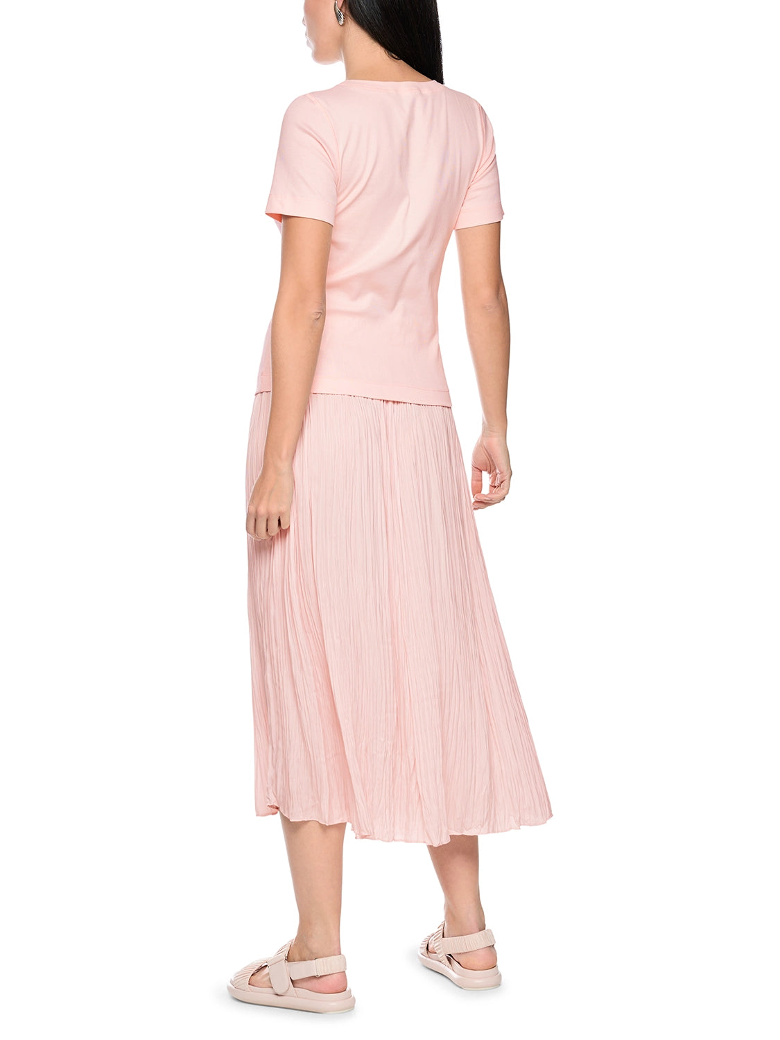 Marc Cain Ribbed T-shirt in Rswtr New AS 48.70 J50