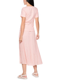 Marc Cain Ribbed T-shirt in Rswtr New AS 48.70 J50
