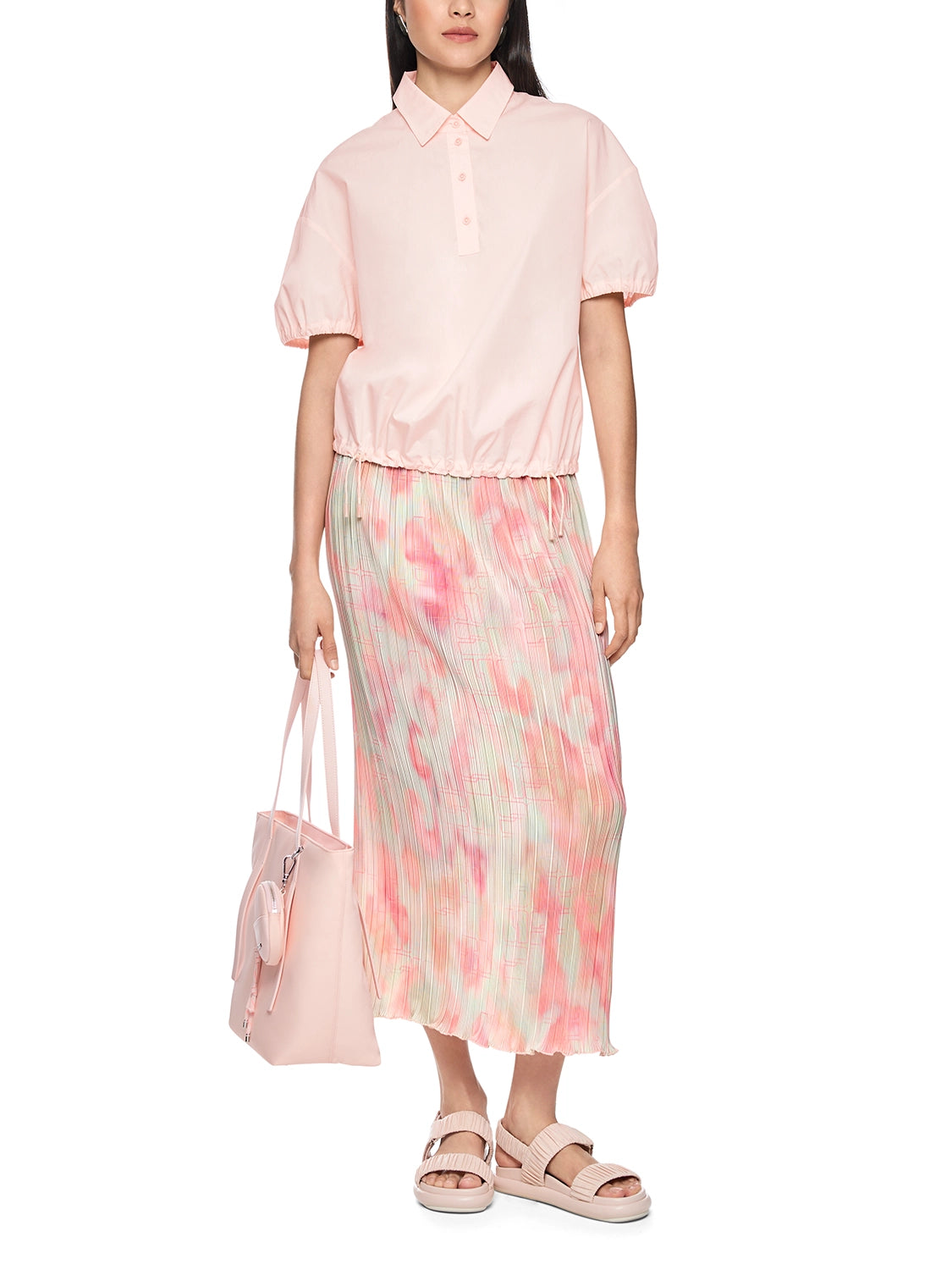 Marc Cain ‘Rethink Together’ blouse shirt in Rswtr New AS 51.21 W80