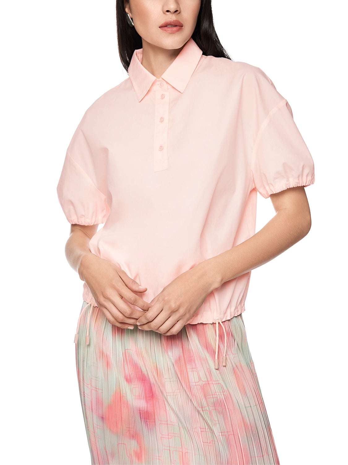 Marc Cain ‘Rethink Together’ blouse shirt in Rswtr New AS 51.21 W80