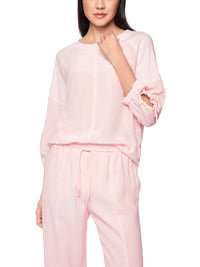 Marc Cain Blouse shirt in a mix of materials in Rswtr New AS 55.08 J67