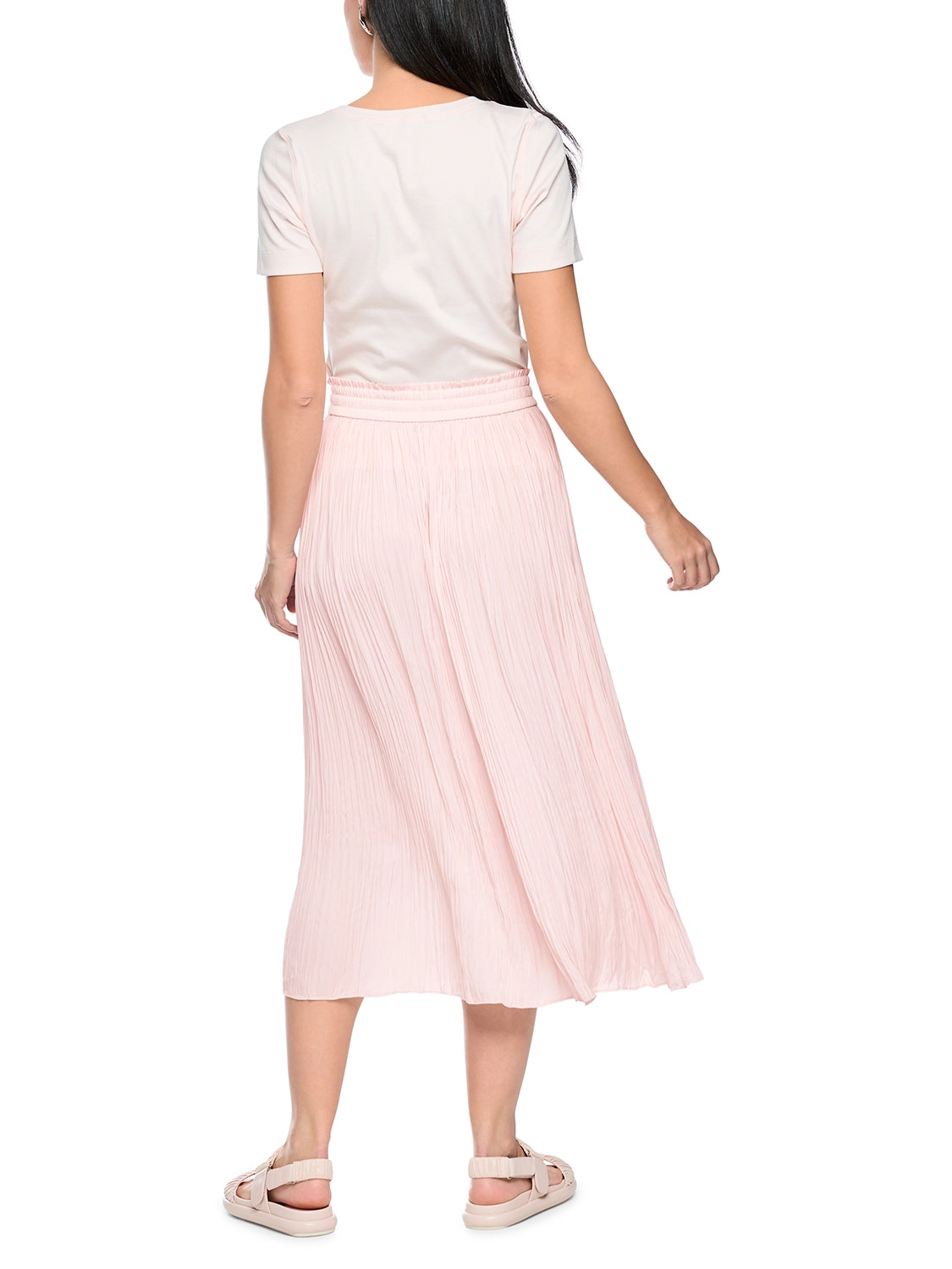 Marc Cain Pleated skirt ‘Rethink Together’ in Olivine AS 71.09 W39