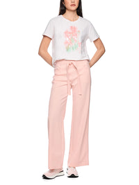 Marc Cain WELKOM wide-cut trousers in Rswtr New AS 81.58 J58