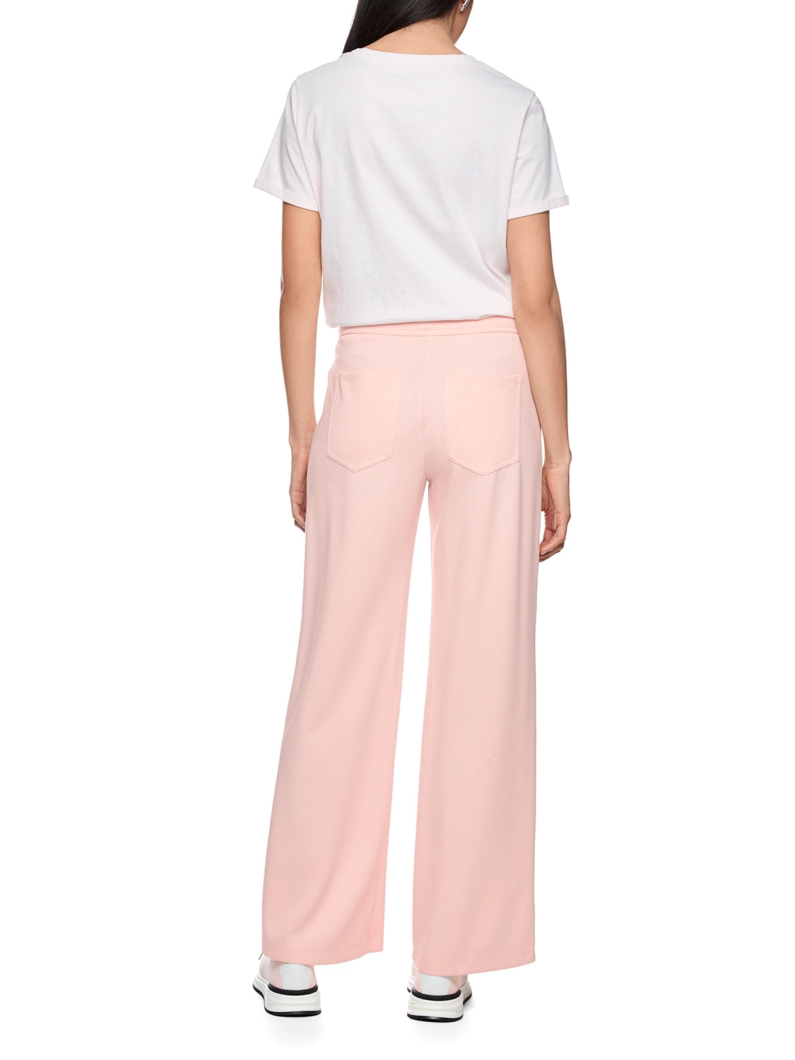 Marc Cain WELKOM wide-cut trousers in Rswtr New AS 81.58 J58