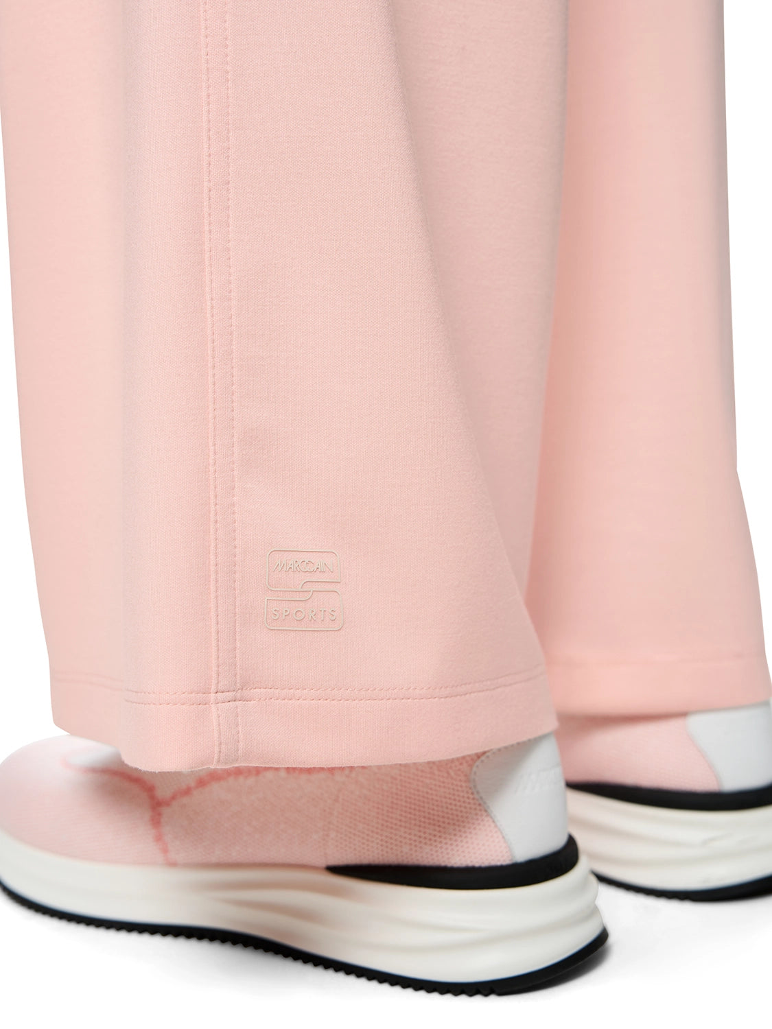 Marc Cain WELKOM wide-cut trousers in Rswtr New AS 81.58 J58