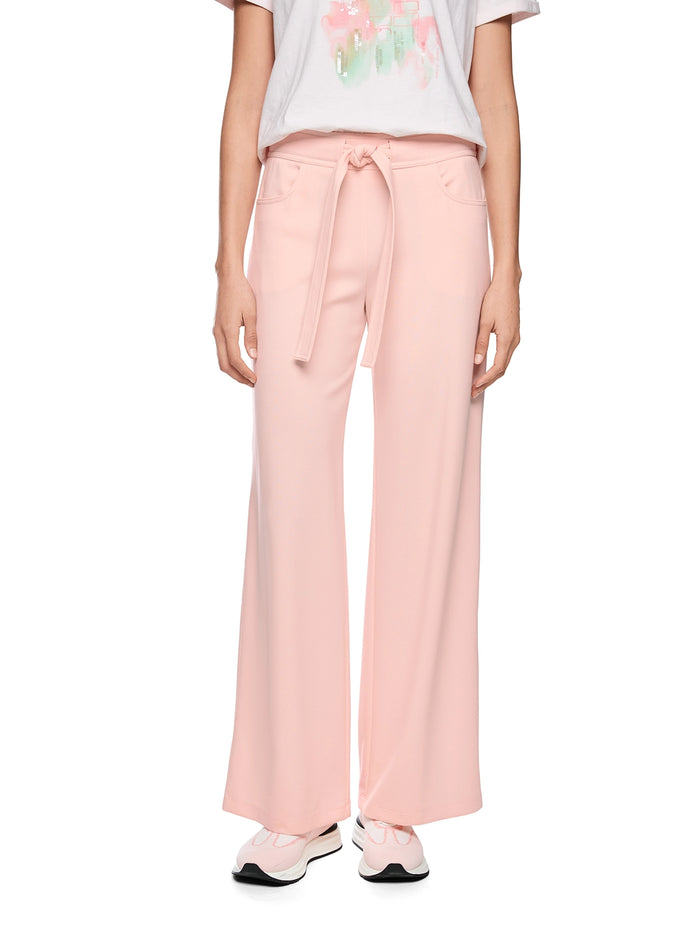 Marc Cain WELKOM wide-cut trousers in Rswtr New AS 81.58 J58