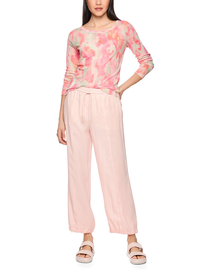 Marc Cain REWARI jogging-style trousers in Rswtr New AS 81.63 W61