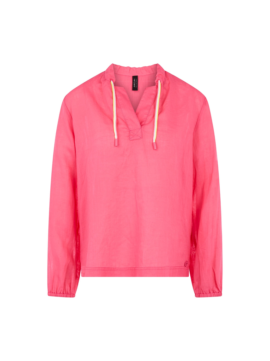 Marc Cain Long-sleeved blouse in ramie in Pink Lmn AS 51.30 W96
