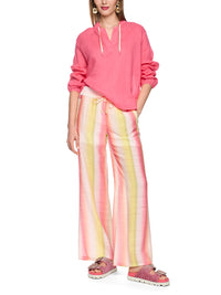 Marc Cain Long-sleeved blouse in ramie in Pink Lmn AS 51.30 W96