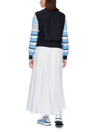 Marc Cain Cardigan Knitted in Germany in Lt Boy Blue AS 39.16 M26