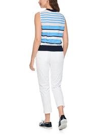 Marc Cain Top Knitted in Germany in Lt Boy Blue AS 61.07 M26