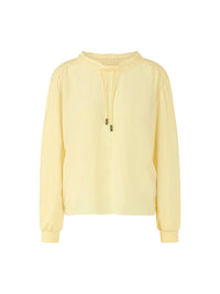 Marc Cain Long-sleeved shirt with materials mix in Flan AS 55.05 J67 - Pre Order June Delivery