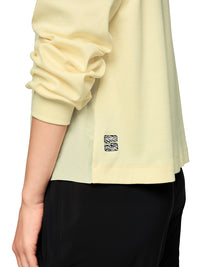 Marc Cain Long-sleeved shirt with materials mix in Flan AS 55.05 J67 - Pre Order June Delivery