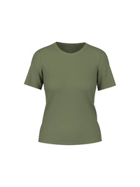 Marc Cain Ribbed T-shirt in Olivine AS 48.70 J50