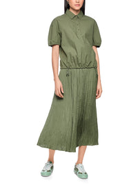 Marc Cain ‘Rethink Together’ blouse shirt in Olivine AS 51.21 W80