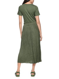 Marc Cain Pleated skirt ‘Rethink Together’ in Rswtr New AS 71.09 W39