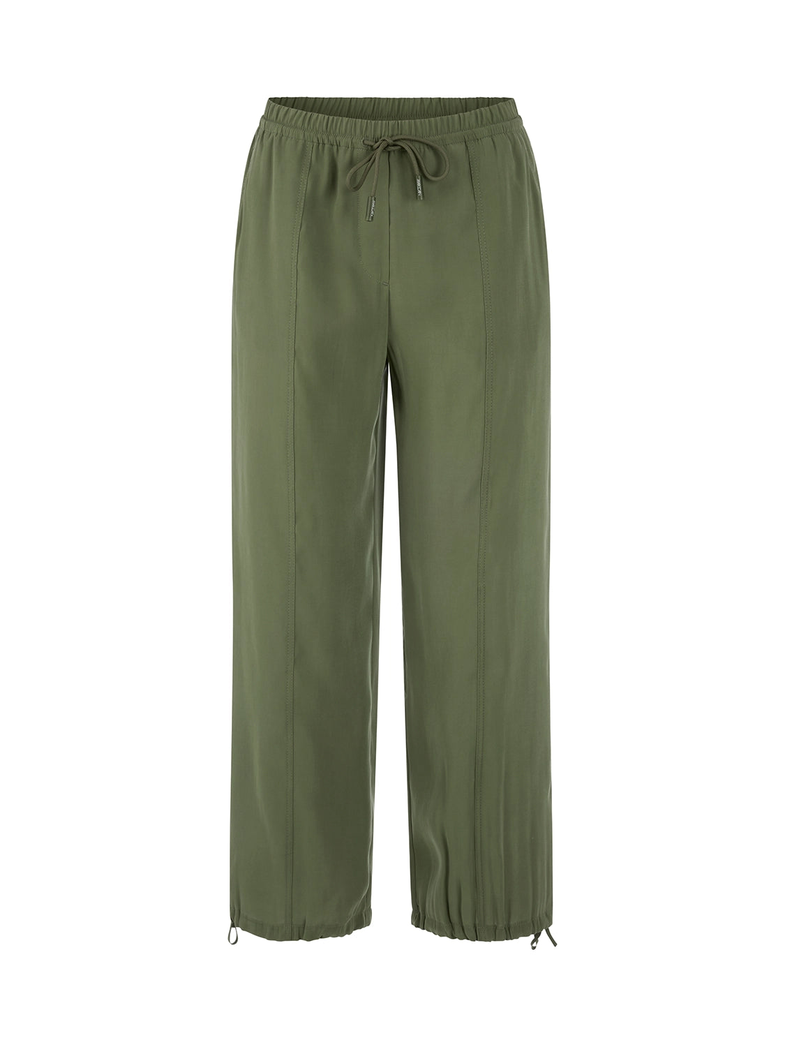 Marc Cain REWARI jogging-style trousers in Olivine AS 81.63 W61