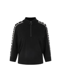 Marc Cain Rethink Together loose-fit jumper in Black AS 41.09 M09 - Pre Order June Delivery