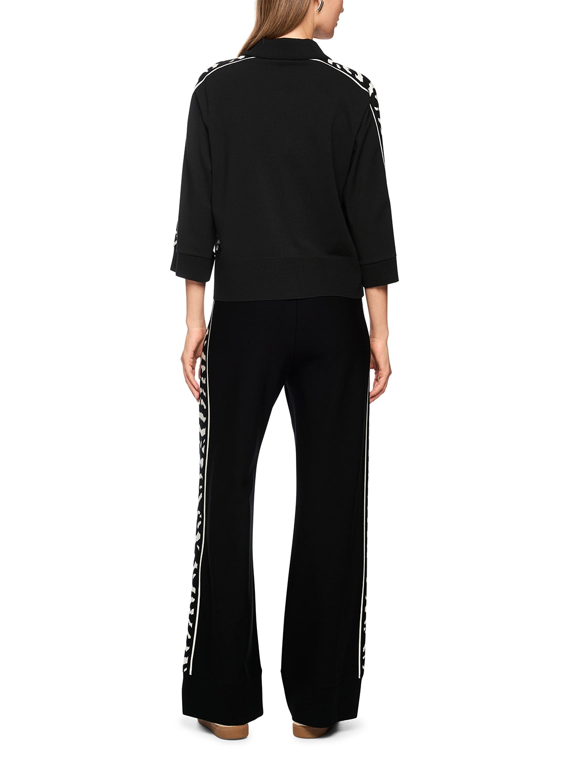 Marc Cain Rethink Together loose-fit jumper in Black AS 41.09 M09 - Pre Order June Delivery