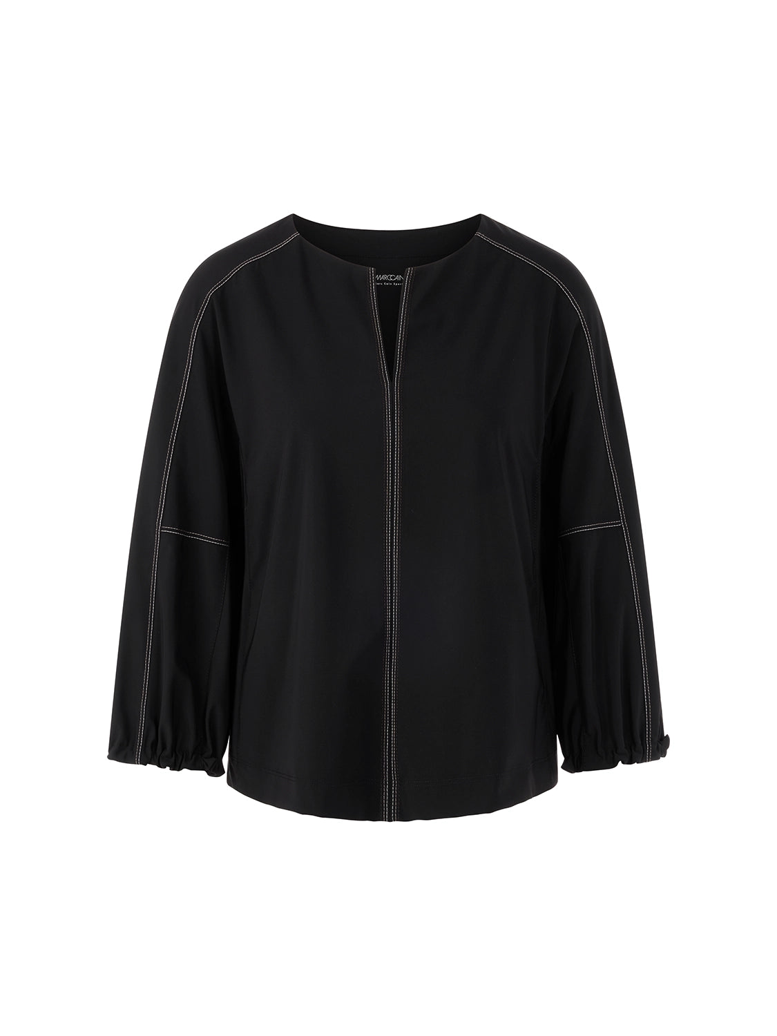 Marc Cain Rethink Together sporty shirt in Black AS 48.24 J40 - Pre Order June Delivery