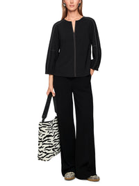 Marc Cain Rethink Together sporty shirt in Black AS 48.24 J40 - Pre Order June Delivery