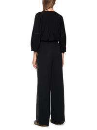 Marc Cain WELKOM wide trousers in Black AS 81.02 W05 - Pre Order June Delivery