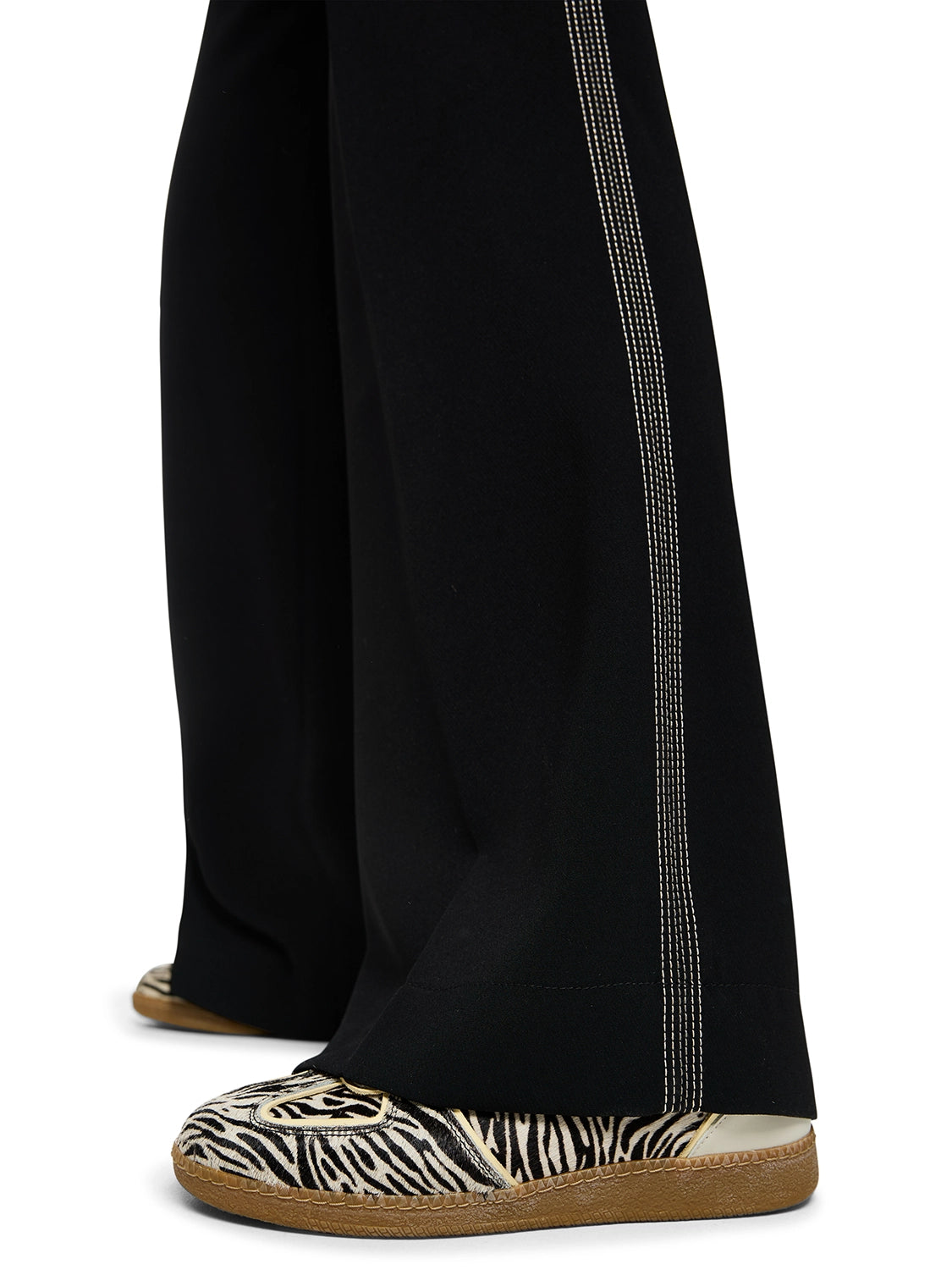 Marc Cain WELKOM wide trousers in Black AS 81.02 W05 - Pre Order June Delivery