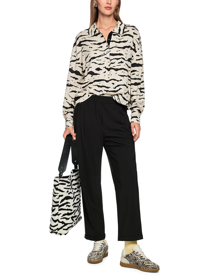 Marc Cain Rethink Together WUXI trousers in Black AS 81.09 J40 - Pre Order June Delivery