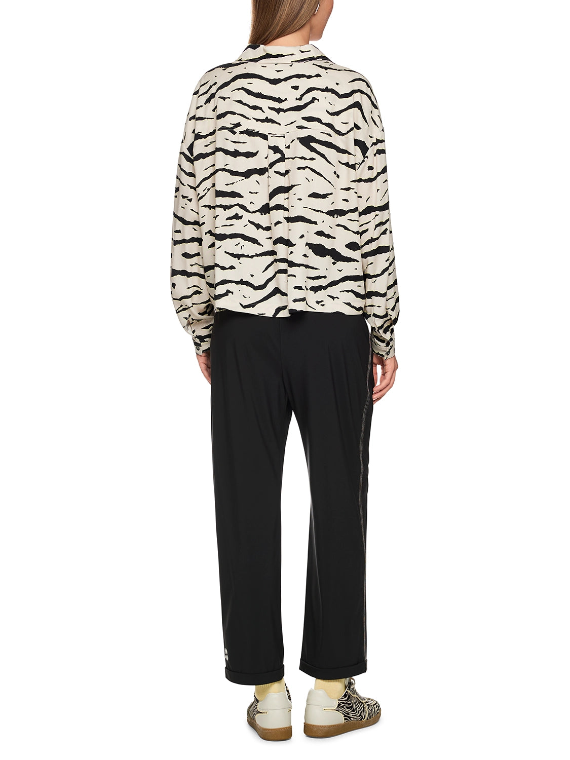 Marc Cain Rethink Together WUXI trousers in Black AS 81.09 J40 - Pre Order June Delivery